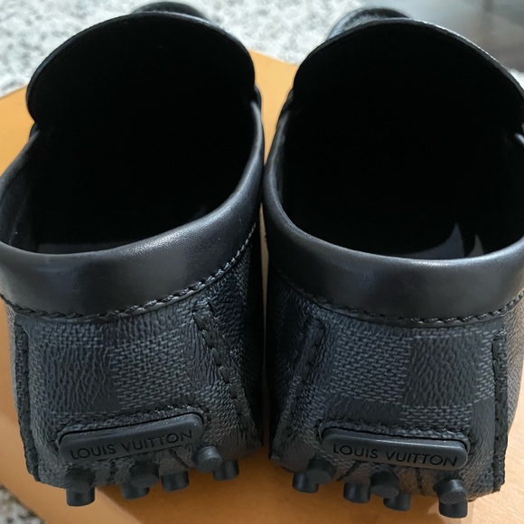Louis Vuitton Damier Graphite canvas Hockenheim Moccasin 7.5 LV/8.5 US - Picture 3 of 9